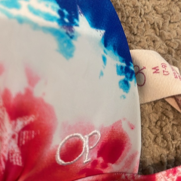 Red white & blue 4th July bikini top - Picture 2 of 3